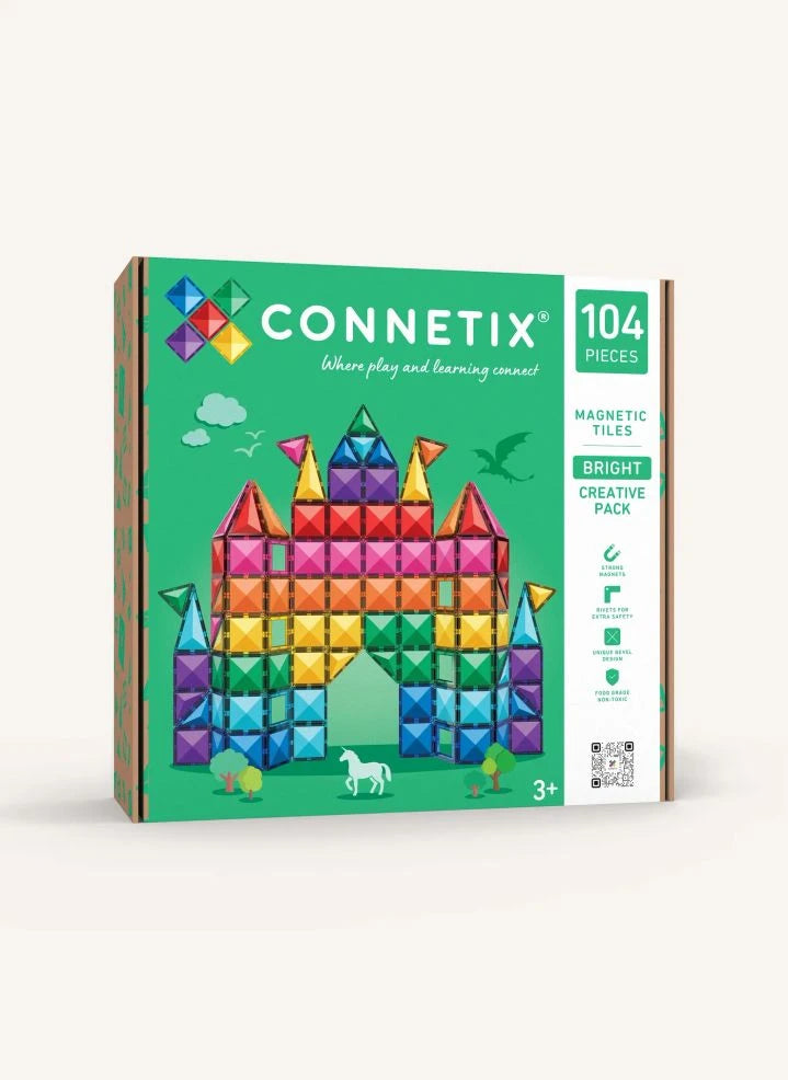 Connetix - Creative Pack - 104 Parça | Rainbow