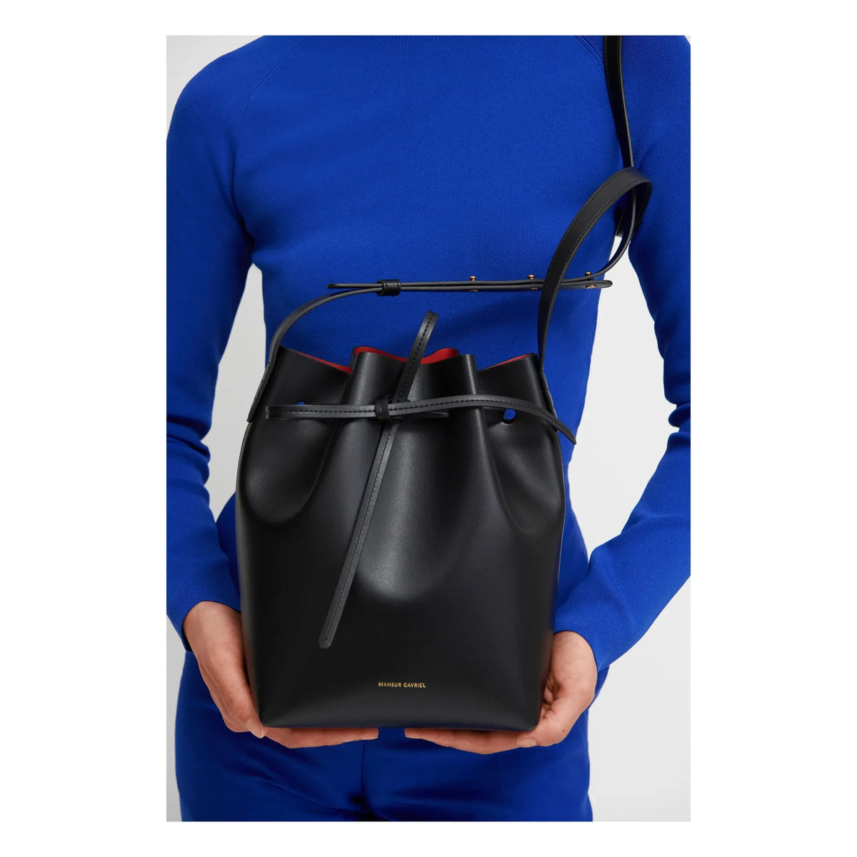 Mansur Gavriel - मिनी बकेट बैग | काला