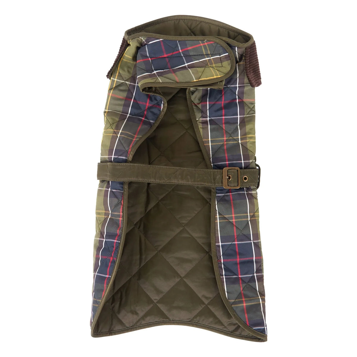 Barbour - Köpekler için ekose kaban | Mavi