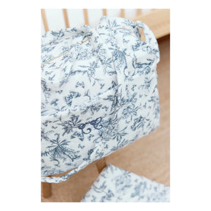 Tartine et Chocolat - Toile de Jouy डायपर बैग और चेंजिंग मैट | नेवी ब्लू