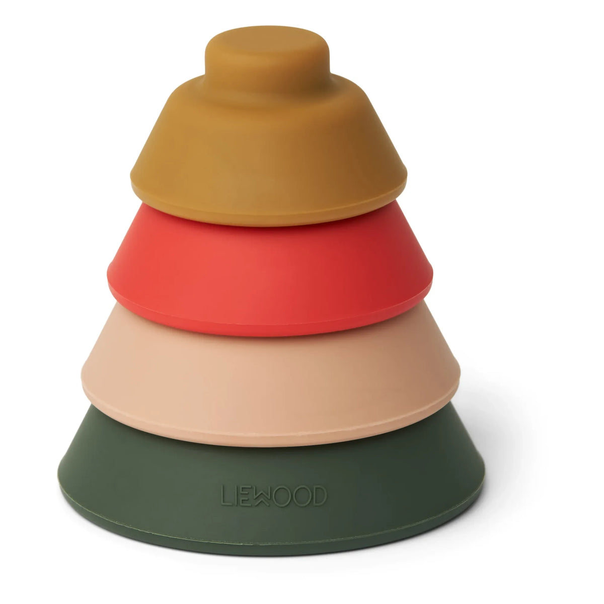 Liewood - वाल्टर सिलिकॉन स्टैकिंग टॉवर | डस्टी पिंक