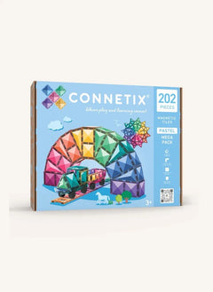 Connetix - Mega Paket - 202 parça | Pastel