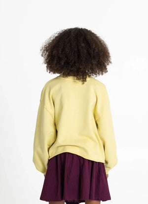 Hundred Pieces - Belmont Lucky Organik Pamuk Sweatshirt | Açık sarı