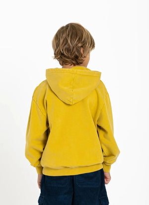 Hundred Pieces - Pat Outdoor Organik Pamuklu Sweatshirt | Hardal