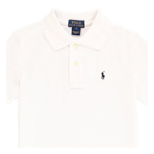 राल्फ लॉरेन - क्लासिक मेश पोलो | सफ़ेद