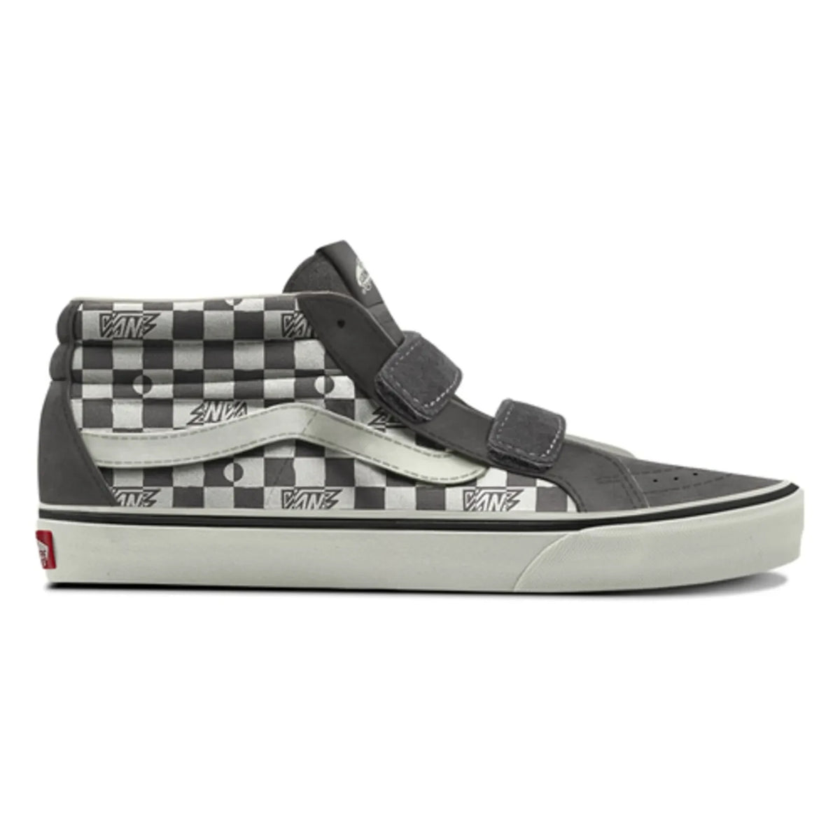 Vans - स्क्रैच स्नीकर्स SK8-मिड जियो चेक | ग्रे
