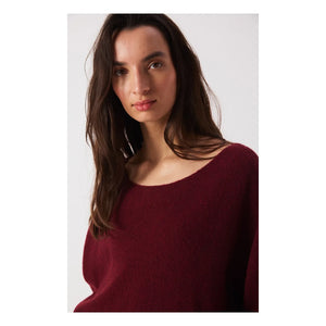 अमेरिकन विंटेज - डैम्सविले वूल स्वेटर | चेरी वुड