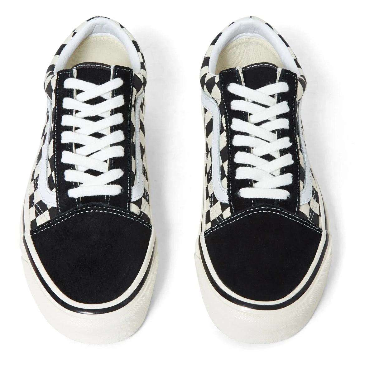 Vans - Anaheim चेकर ओल्ड स्कूल स्नीकर्स - वयस्क कलेक्शन | काला