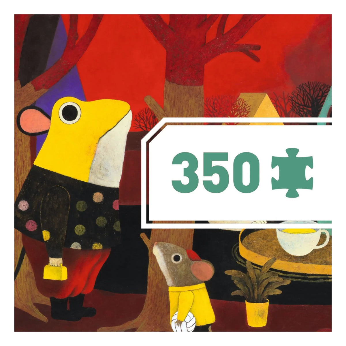 Djeco - Volcania पहेली - 350 टुकड़े