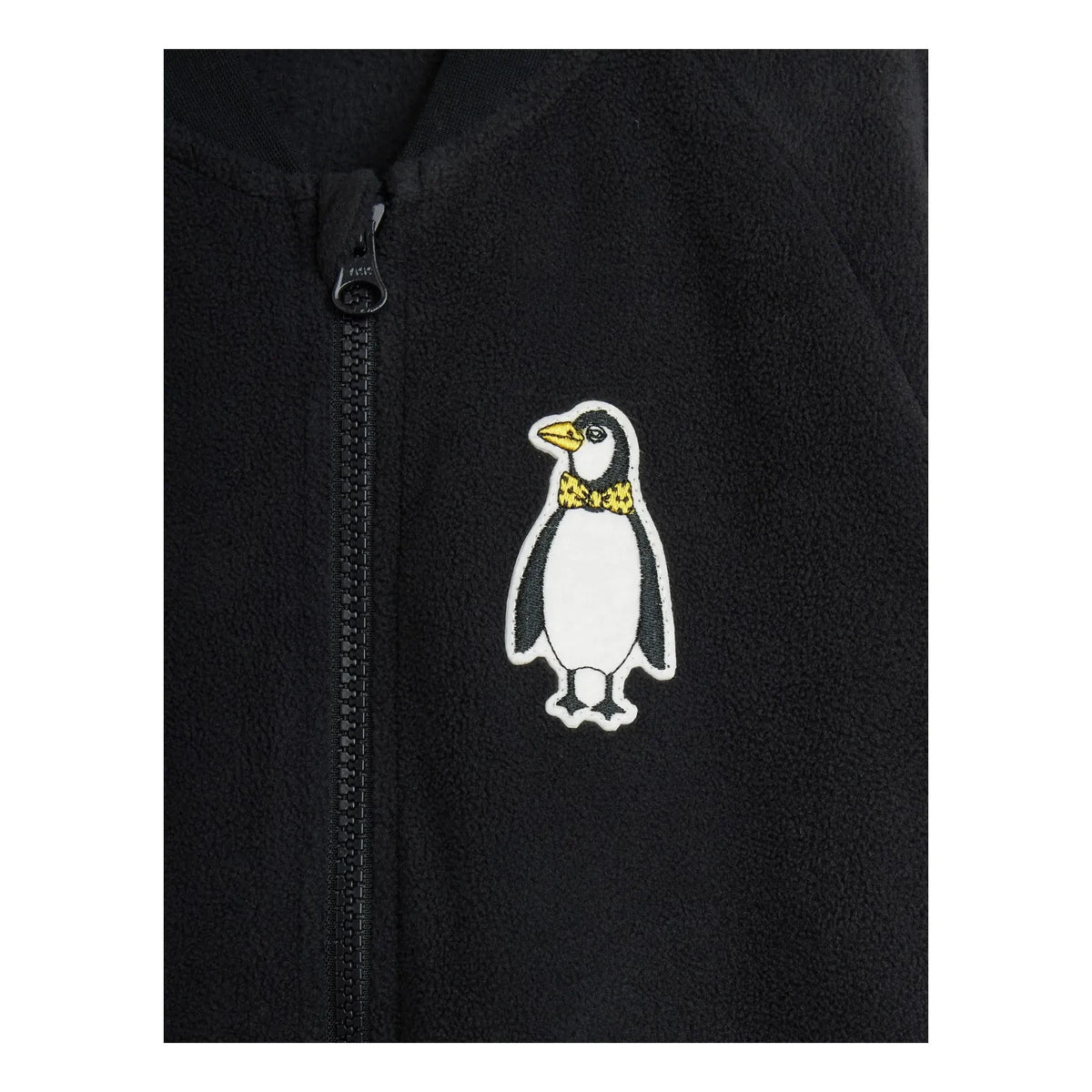 Mini Rodini - Penguins Geri Dönüştürülmüş Elyaf Ceket | Siyah