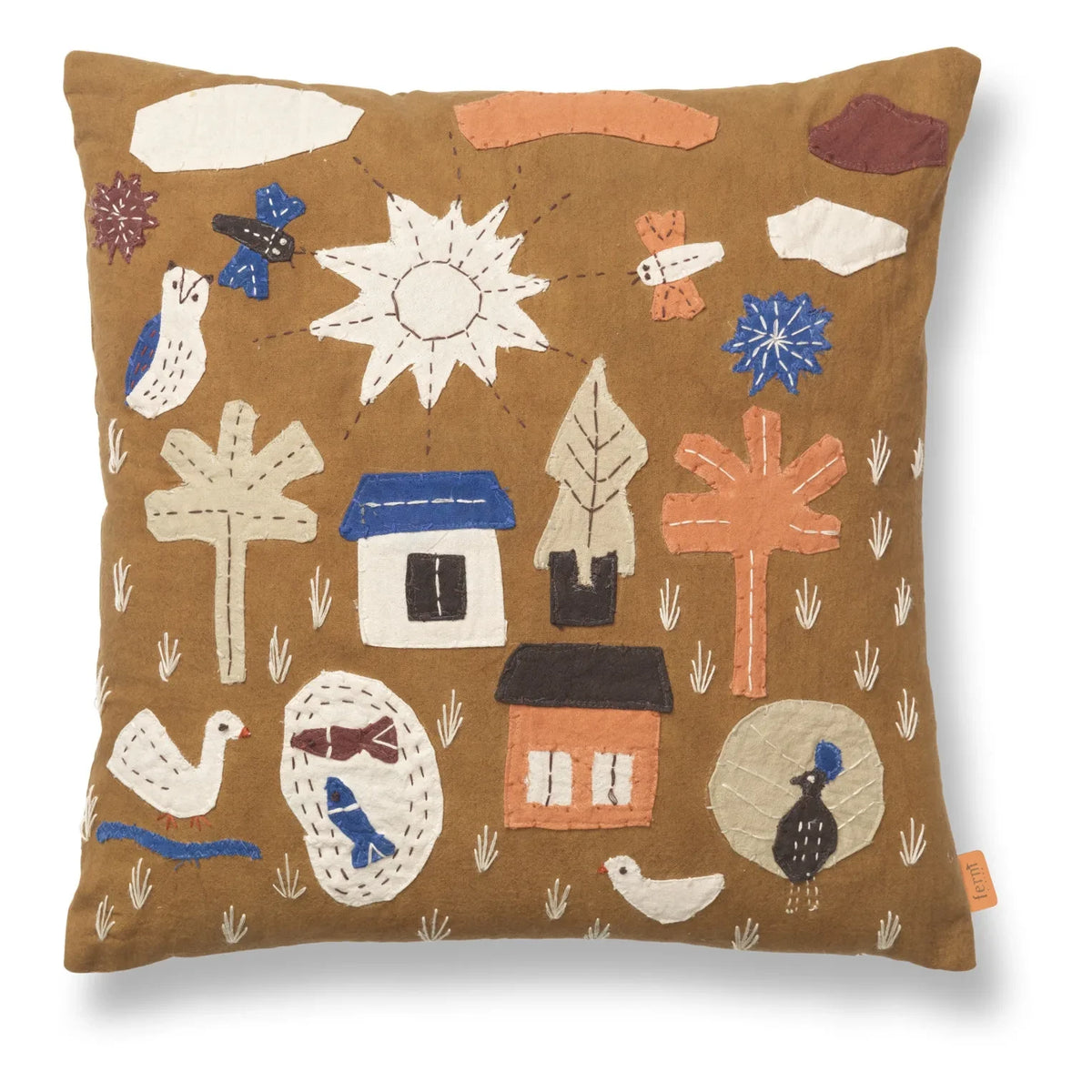 Ferm Living Kids - Village कुशन | ऊंट (Camel)