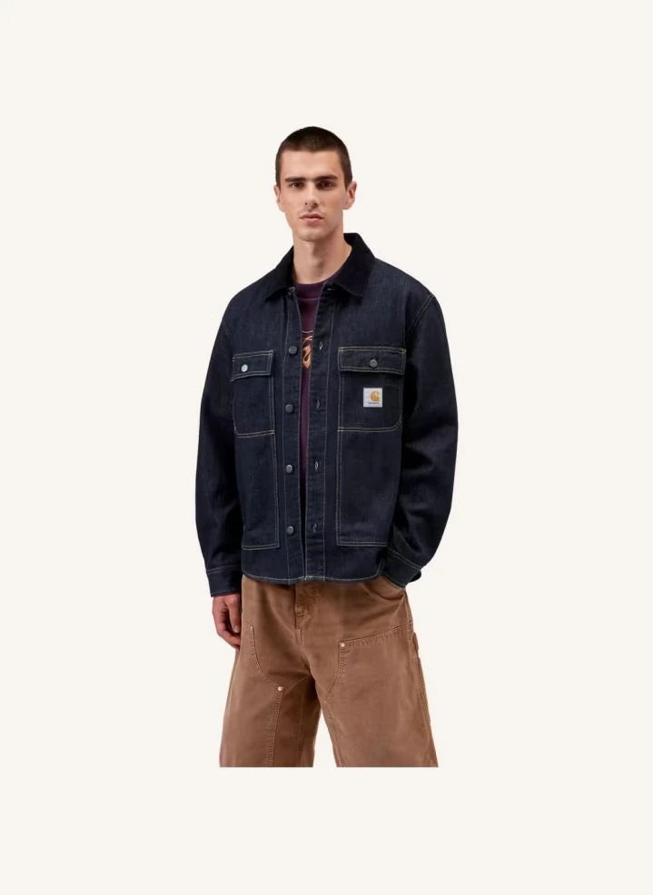 Carhartt WIP - Oakland डेनिम ओवरशर्ट | ग्रे नीला