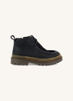 Pom d'Api - Botlar Wall Zip Micky Nubuk | Lacivert