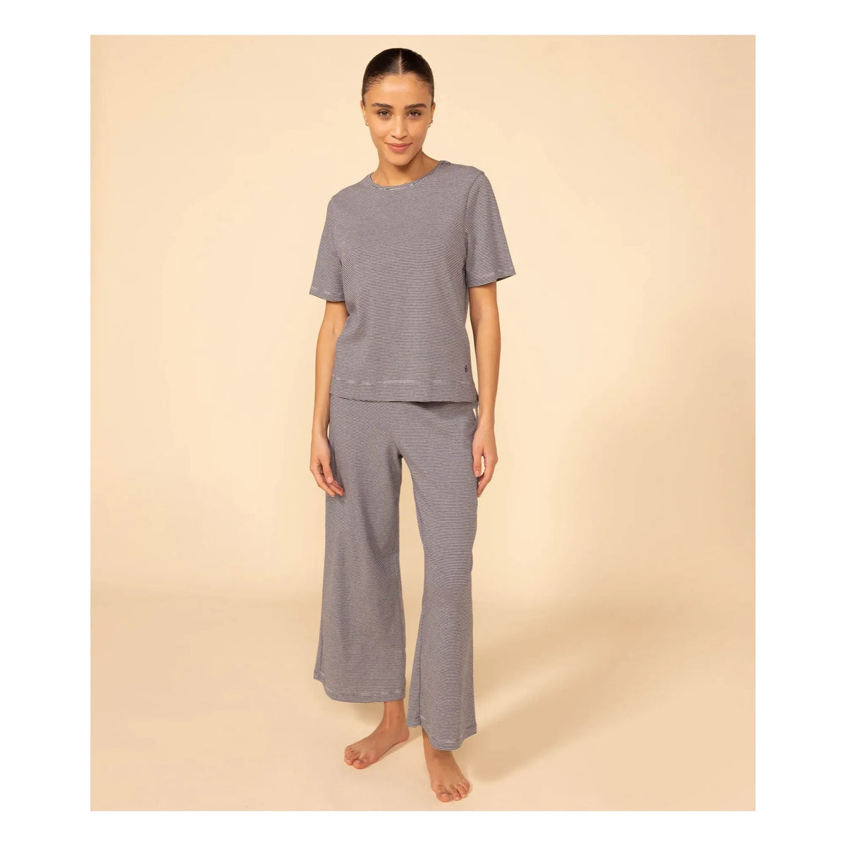 Petit Bateau - Milleraies पजामा सेट - महिला संग्रह | नेवी ब्लू