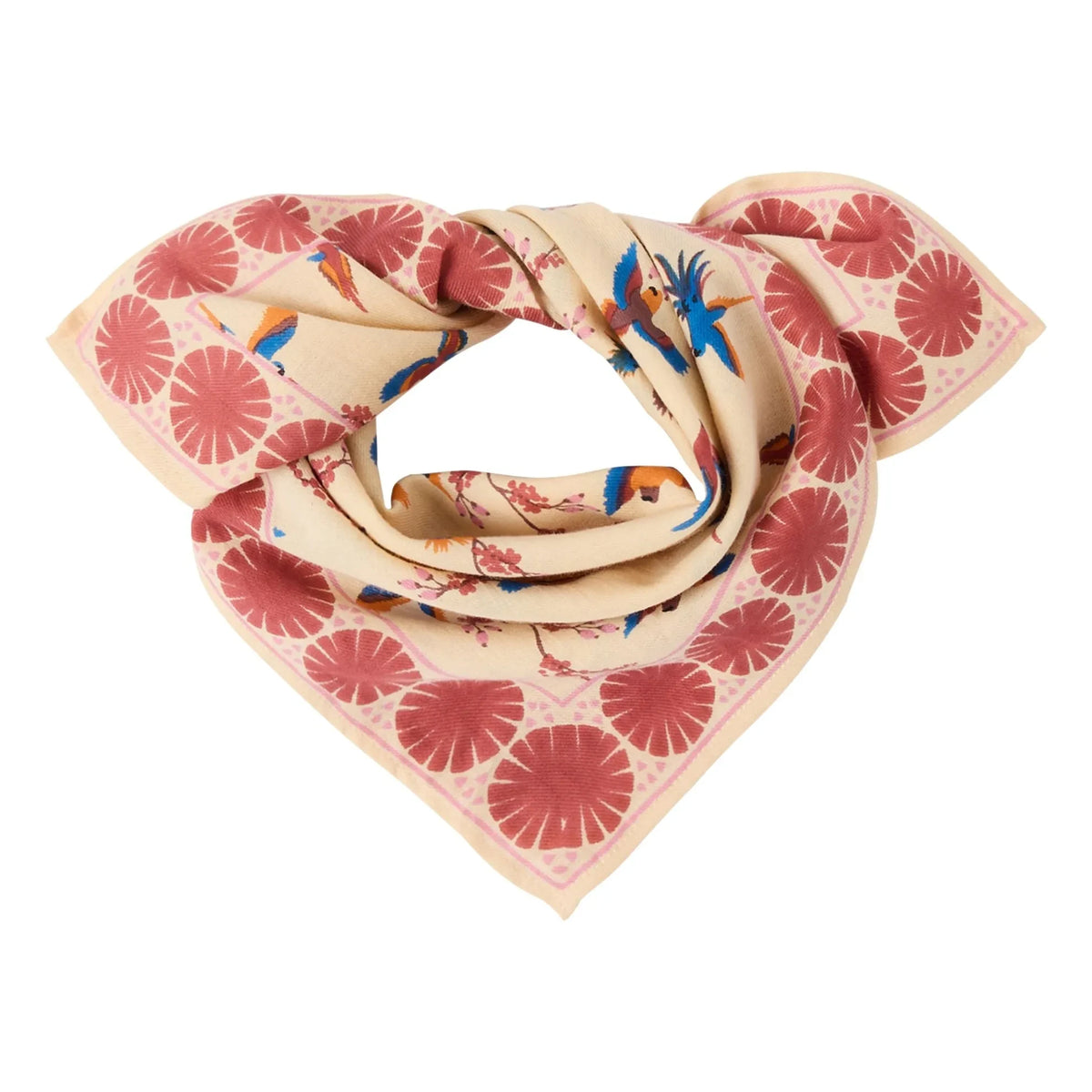 Apaches - मैनिका छोटा स्कार्फ | बेज