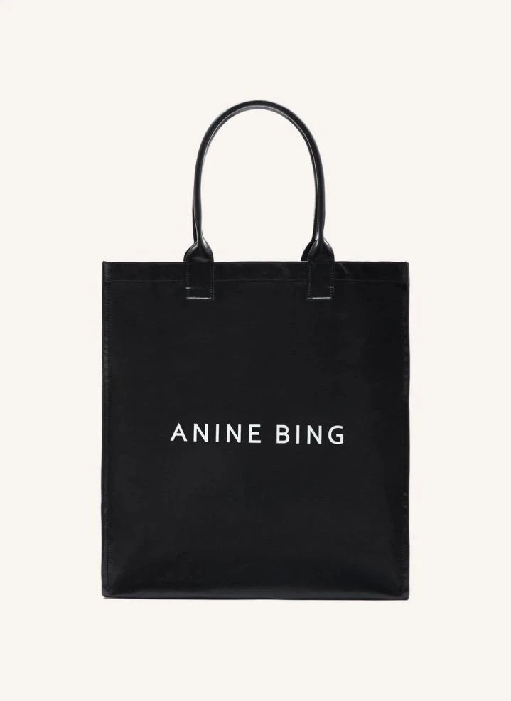 Anine Bing - Leonie Pamuk tote çanta | Siyah