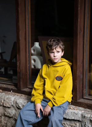 Hundred Pieces - Pat Outdoor Organik Pamuklu Sweatshirt | Hardal