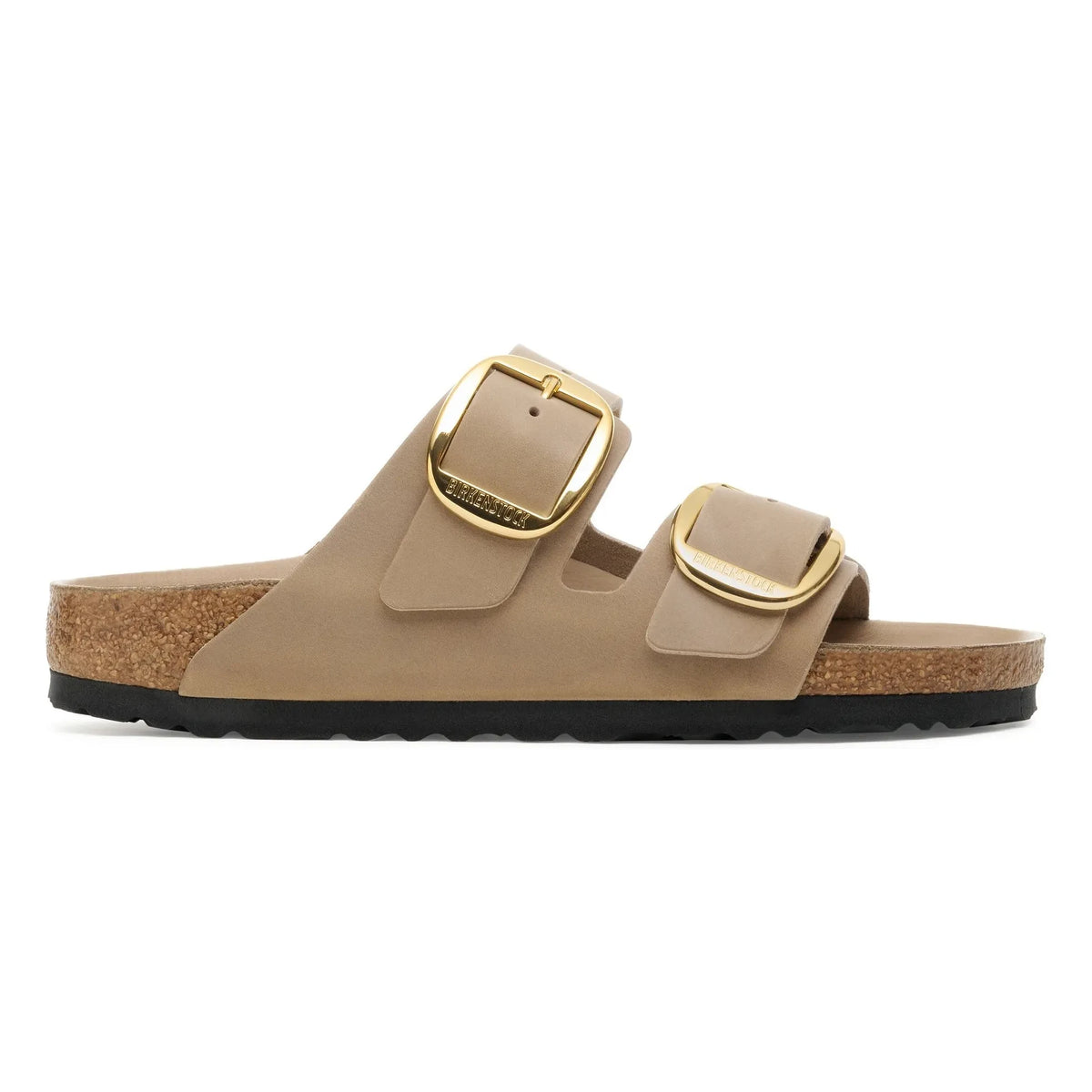 BIRKENSTOCK - एरिज़ोना बिग बकल ऑयल्ड लेदर सैंडल | टोबैको