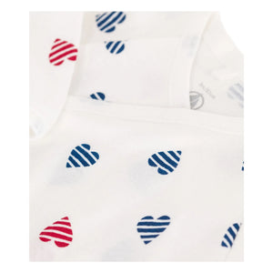 Petit Bateau - बेबी ऑर्गेनिक कॉटन पजामा | इक्क्रू