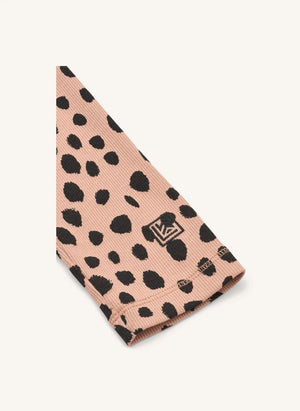 Liewood - Marien Leopard Organik Pamuklu Fitilli Tayt | Soluk Pembe