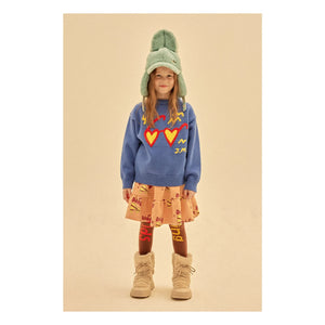 जेली मैलो - पुल हार्ट ग्लासेस | नीला