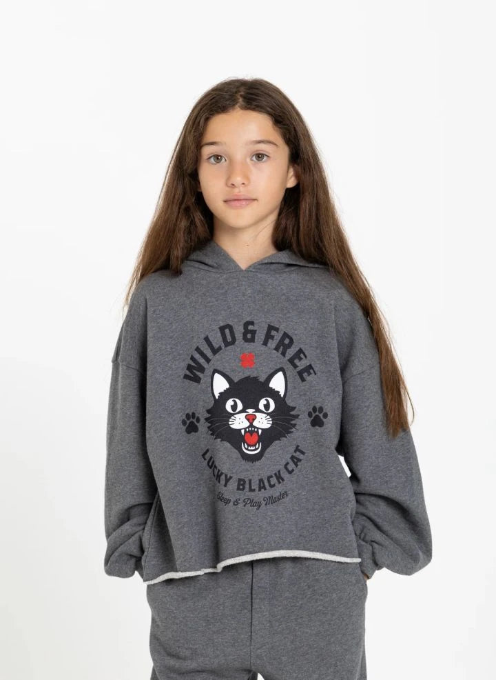 Finger in the nose - Bunny Sweatshirt | Melanj gri