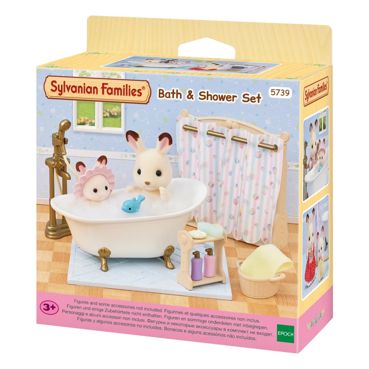 Sylvanian Families - बाथ और शॉवर सेट