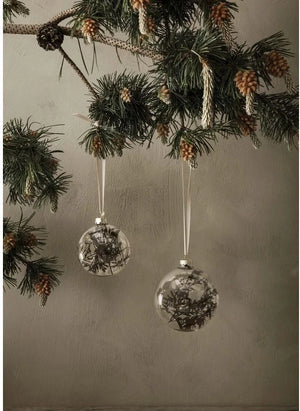 Ferm Living - Flora Cam Noel Süsleri - 4'lü Set | Erik