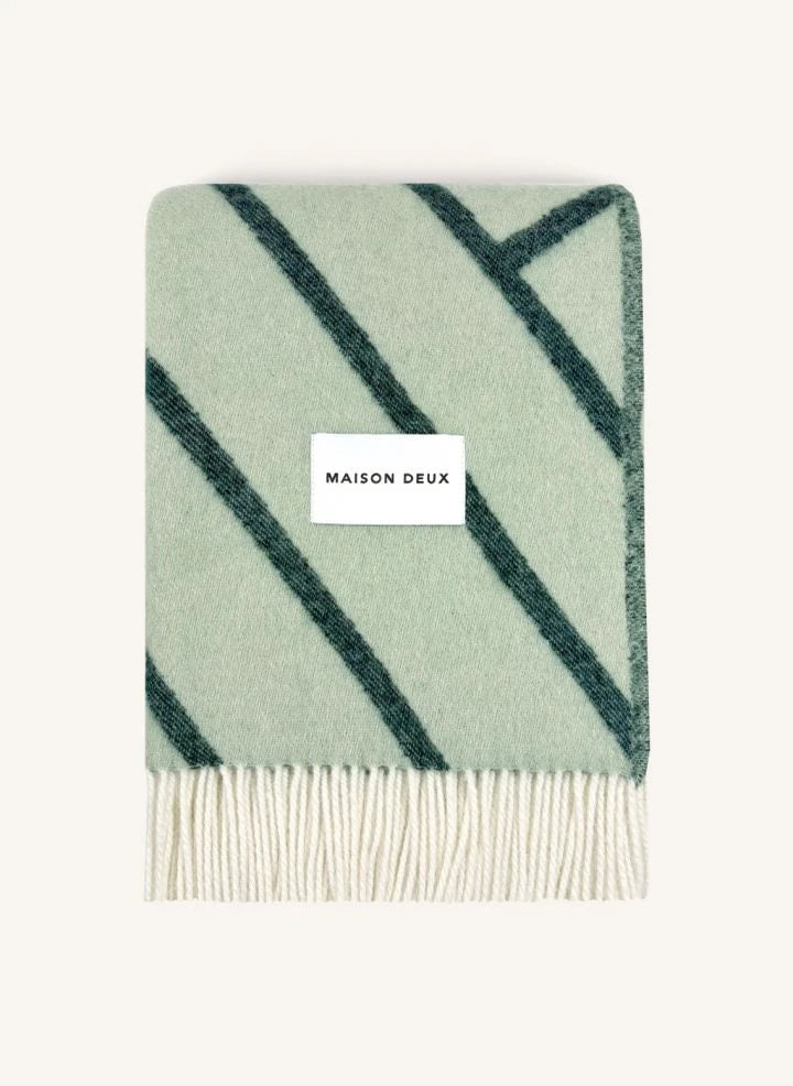 Maison Deux - Lines Yün Battaniye | Sage