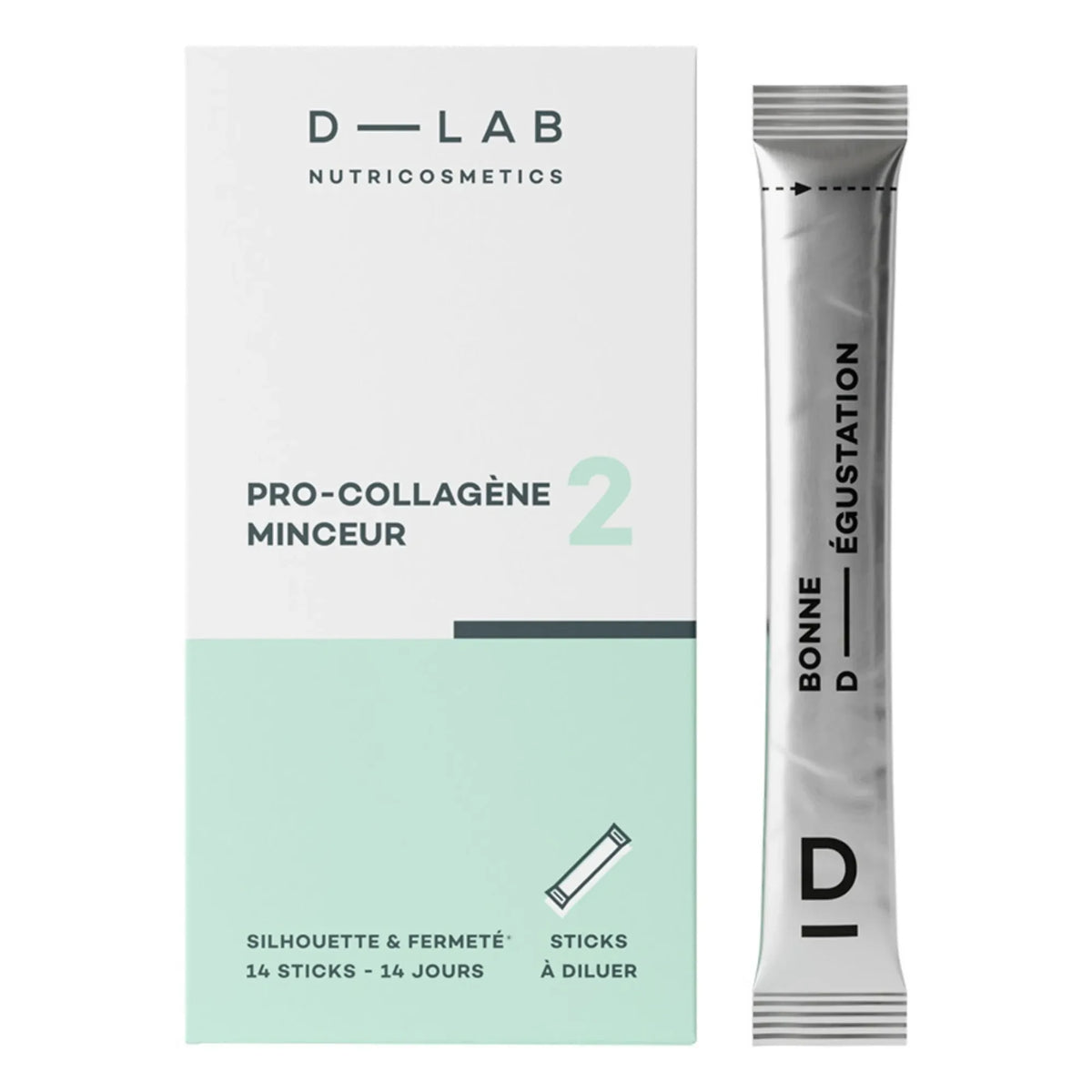 D-LAB NUTRICOSMETICS - प्रो-कोलेजन स्लिमिंग पाउडर - 14 स्टिक्स