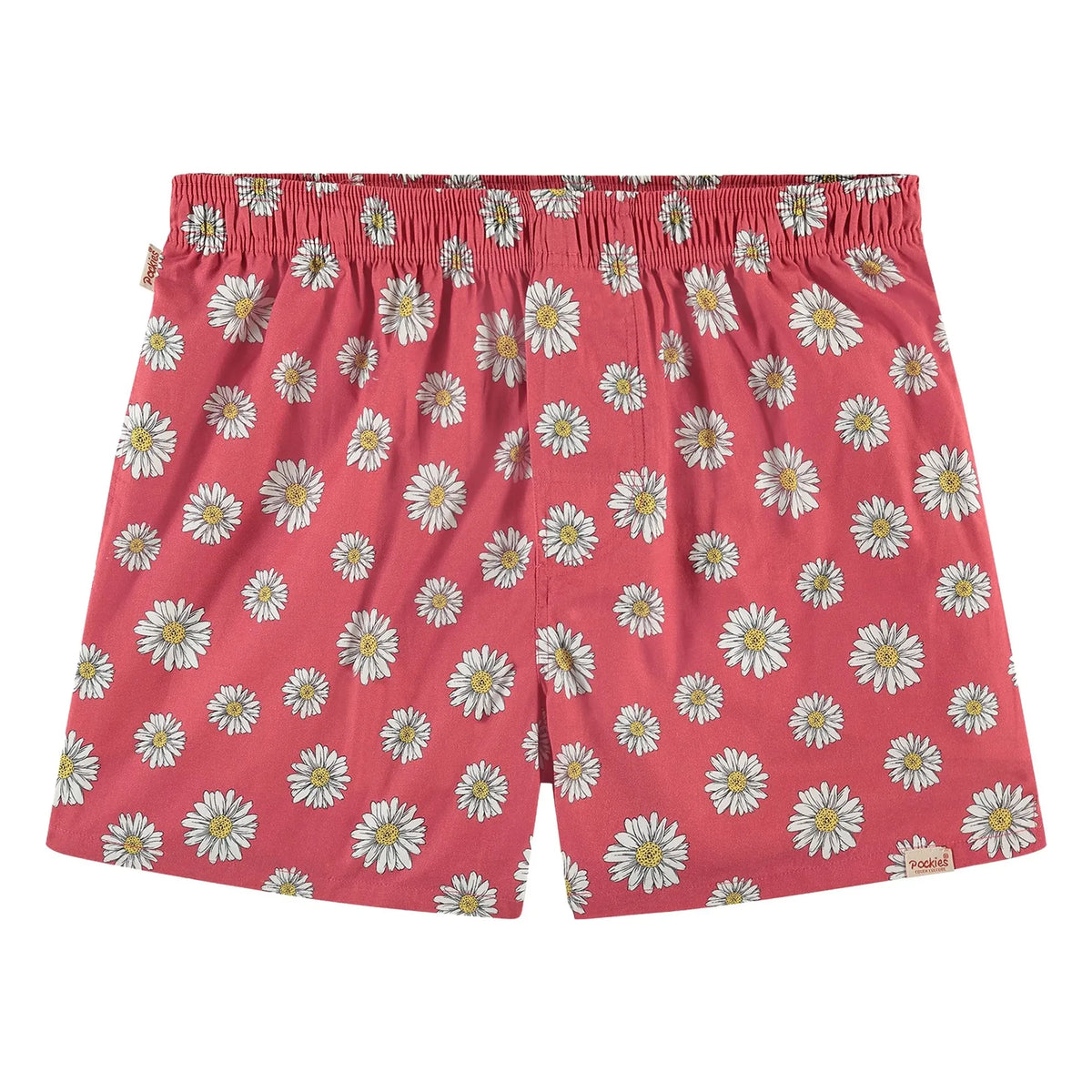 Pockies - Kırmızı Çiçekler boxer şort | Kırmızı