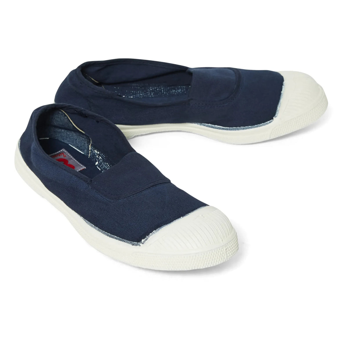Bensimon - Esnek Vegan Tenis Ayakkabıları | Lacivert (Bensimon - फ्लेक्सिबल वीगन टेनिस शूज़ | नेवी ब्लू)