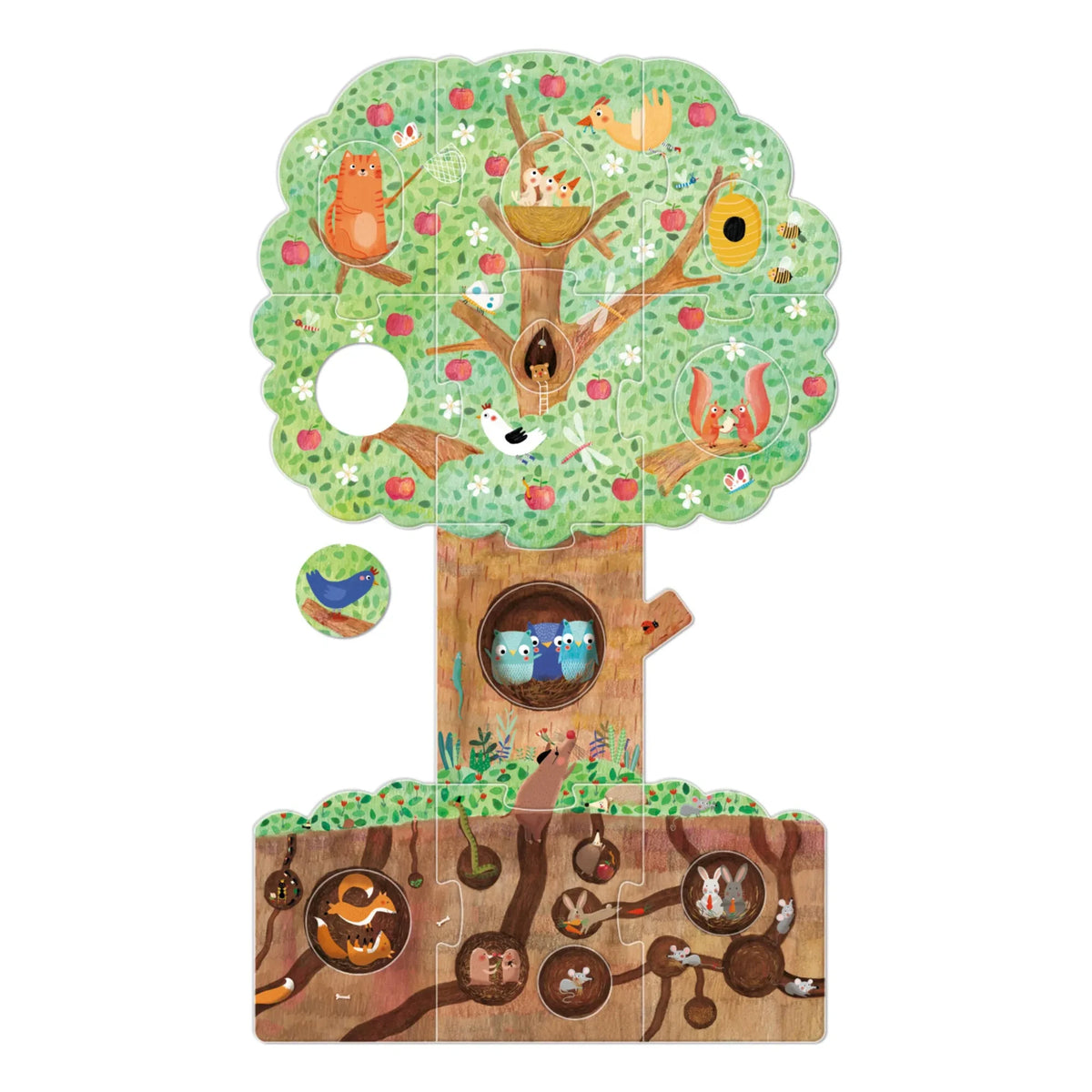 Londji - My Little Apple Tree - 20 टुकड़ों वाला दोतरफा पहेली
