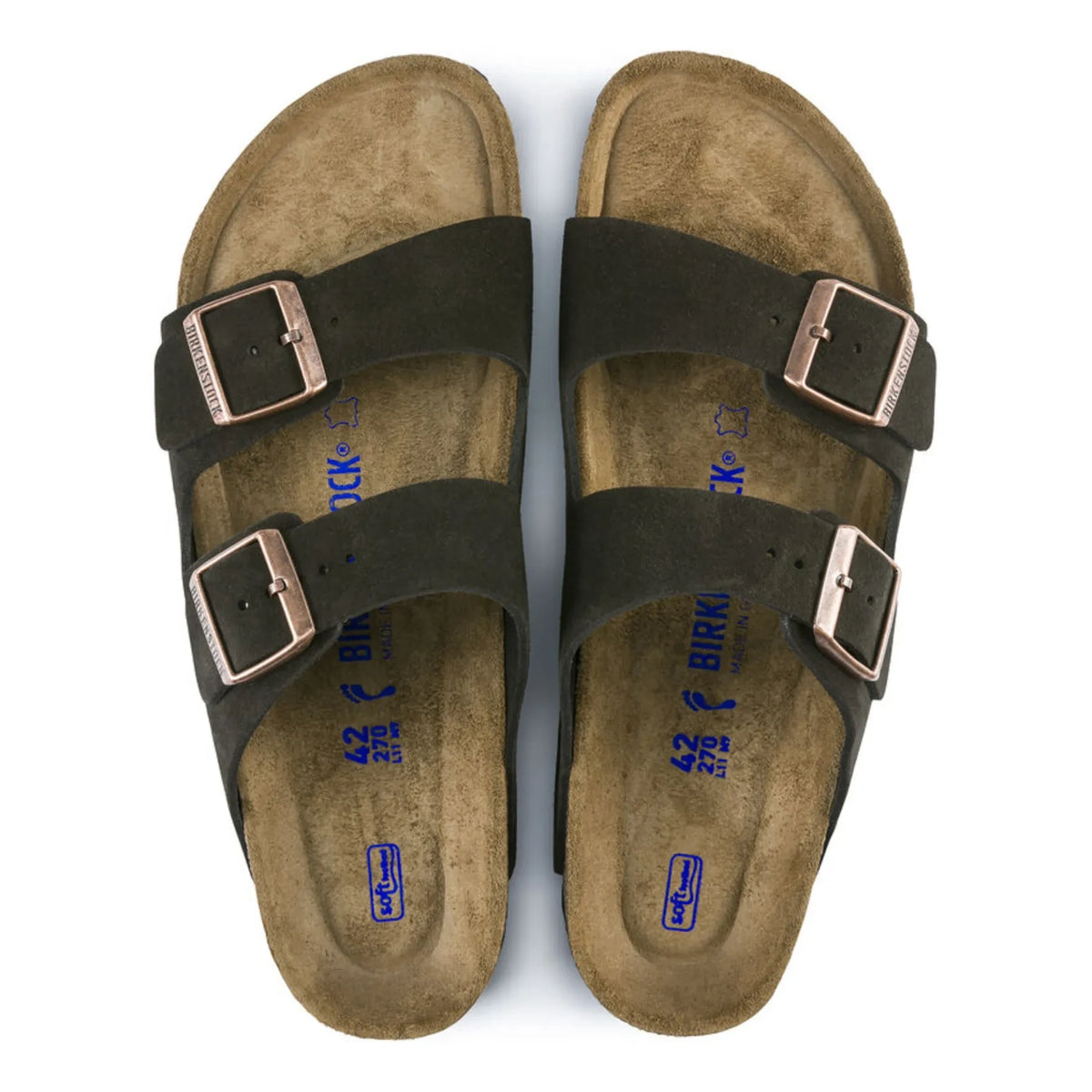 BIRKENSTOCK - Yetişkin Koleksiyonu Süet Arizona Sandaletler | Kahverengi