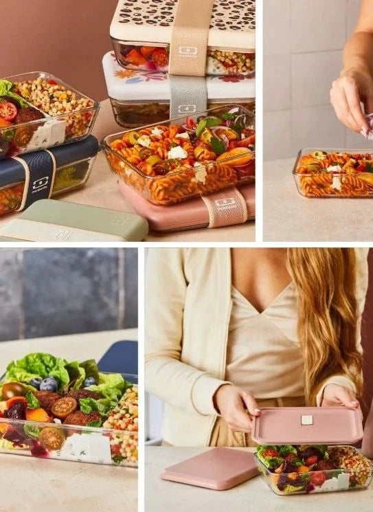 Monbento - Pure Cam Öğle Yemeği Kutusu - Monbento x Pyrex | Adaçayı