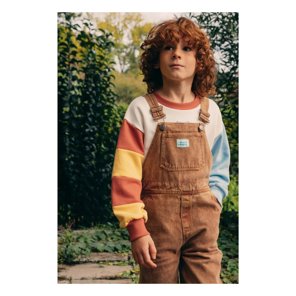 Favorite People - Arka Bahçe organik pamuklu sweatshirt | Beyaz