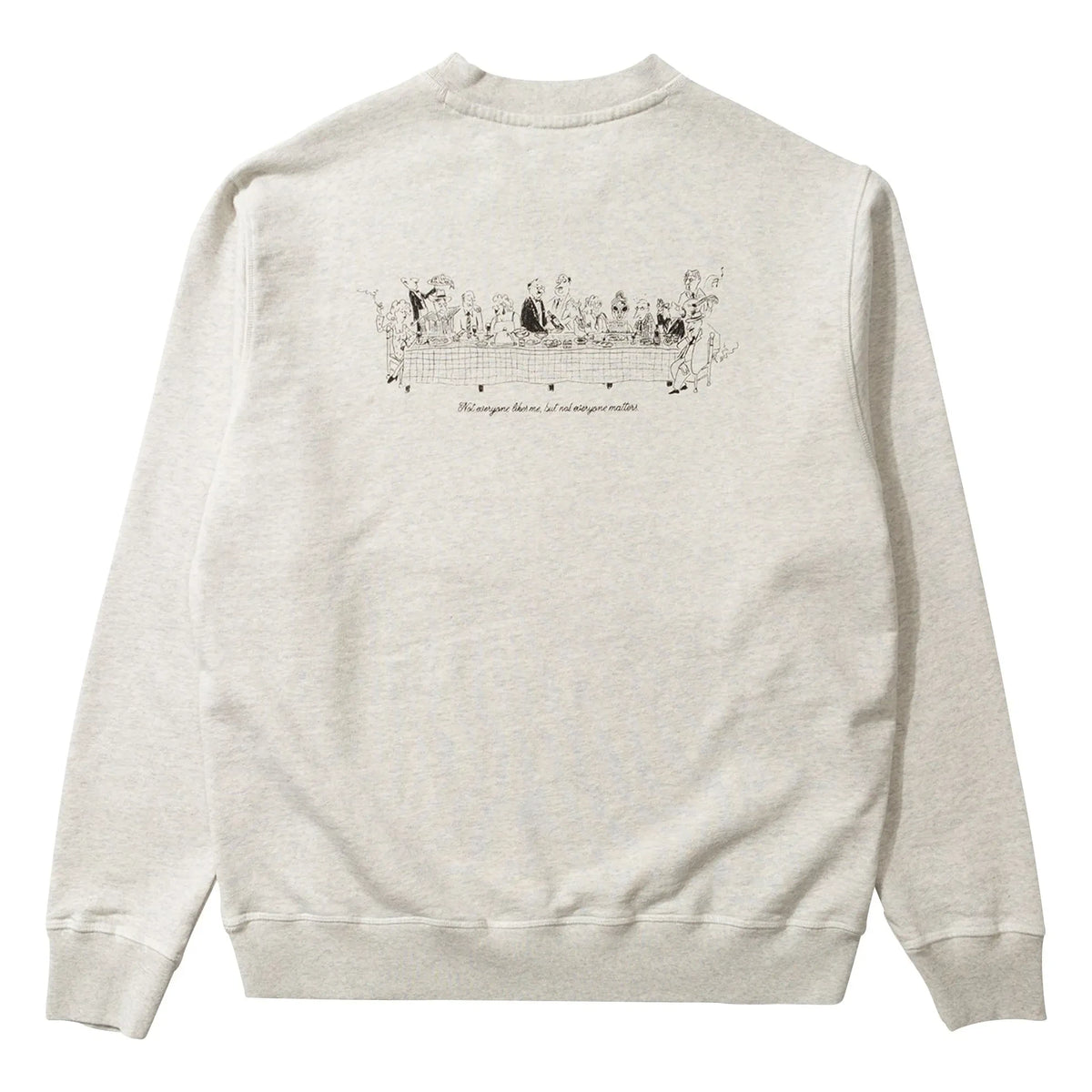 Edmmond Studios - Pamuklu Bisiklet Yaka Sweatshirt | Krem