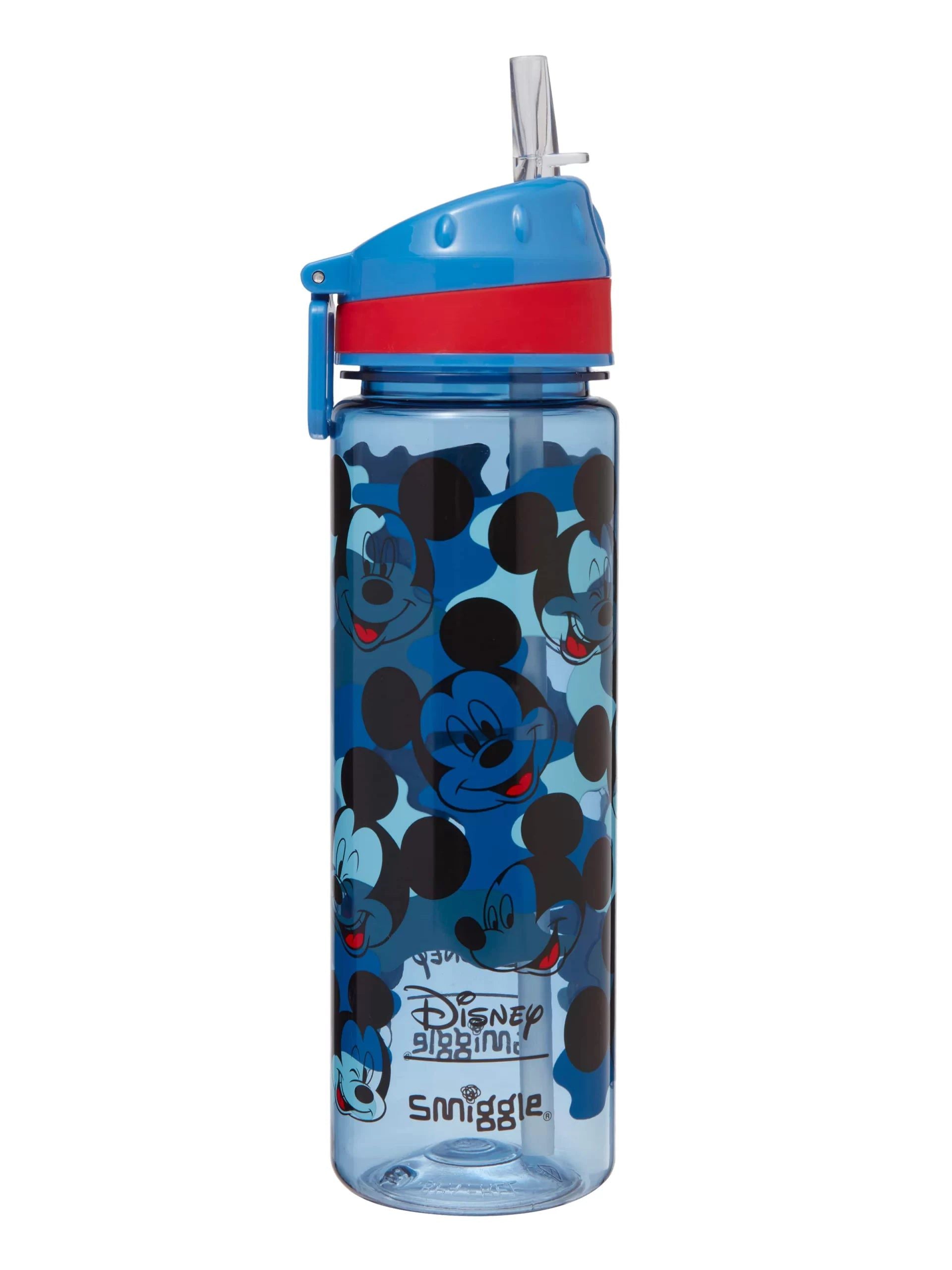 Smiggle - Mickey Mouse 650ML Pipetli BPA'sız Suluk-Dinossi