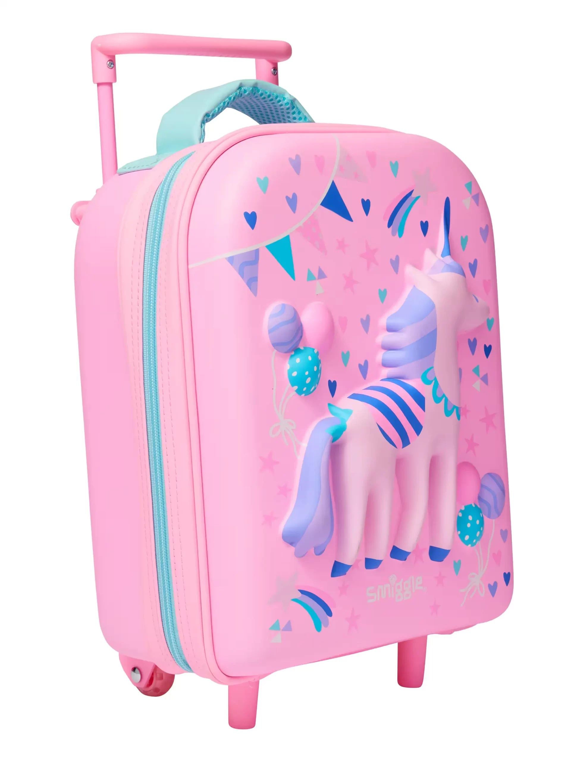 Smiggle - Glide Teeny Tiny Hardtop Okul ve Seyahat Çantası-Dinossi