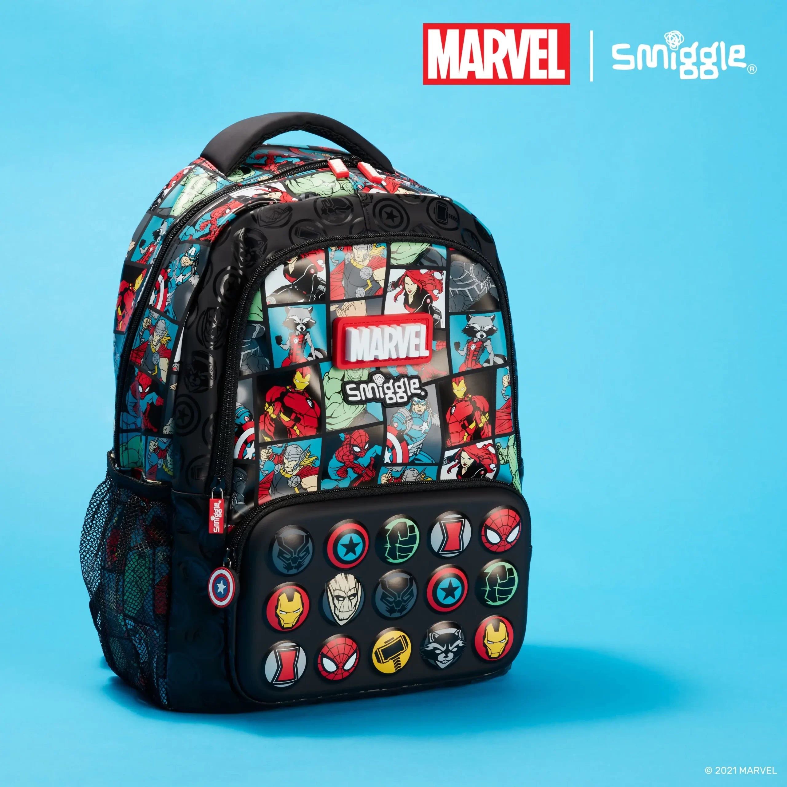 Smiggle - Marvel Klasik Sırt Çantası-Dinossi