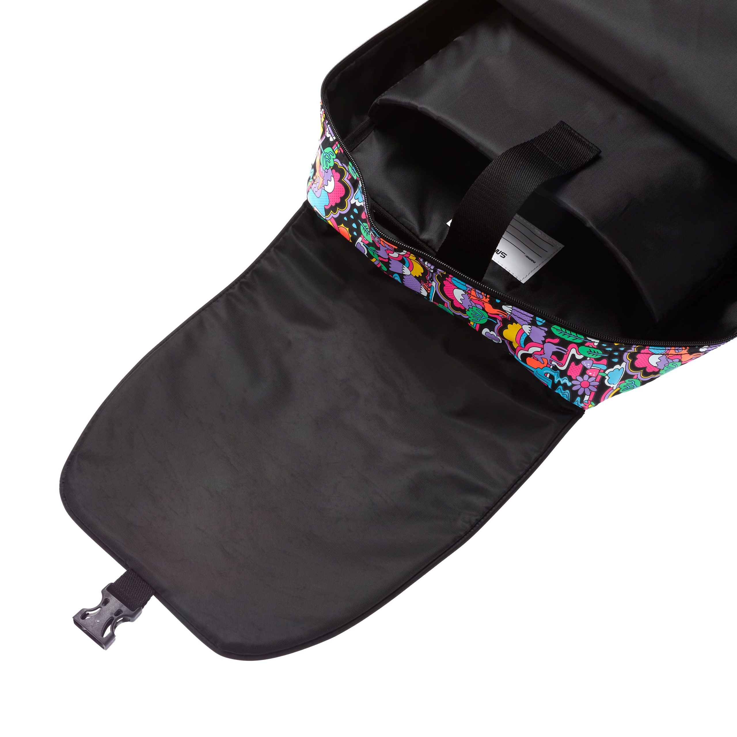 Smiggle - Glee Büyük Siyah Chelsea Sırt Çantası-Dinossi