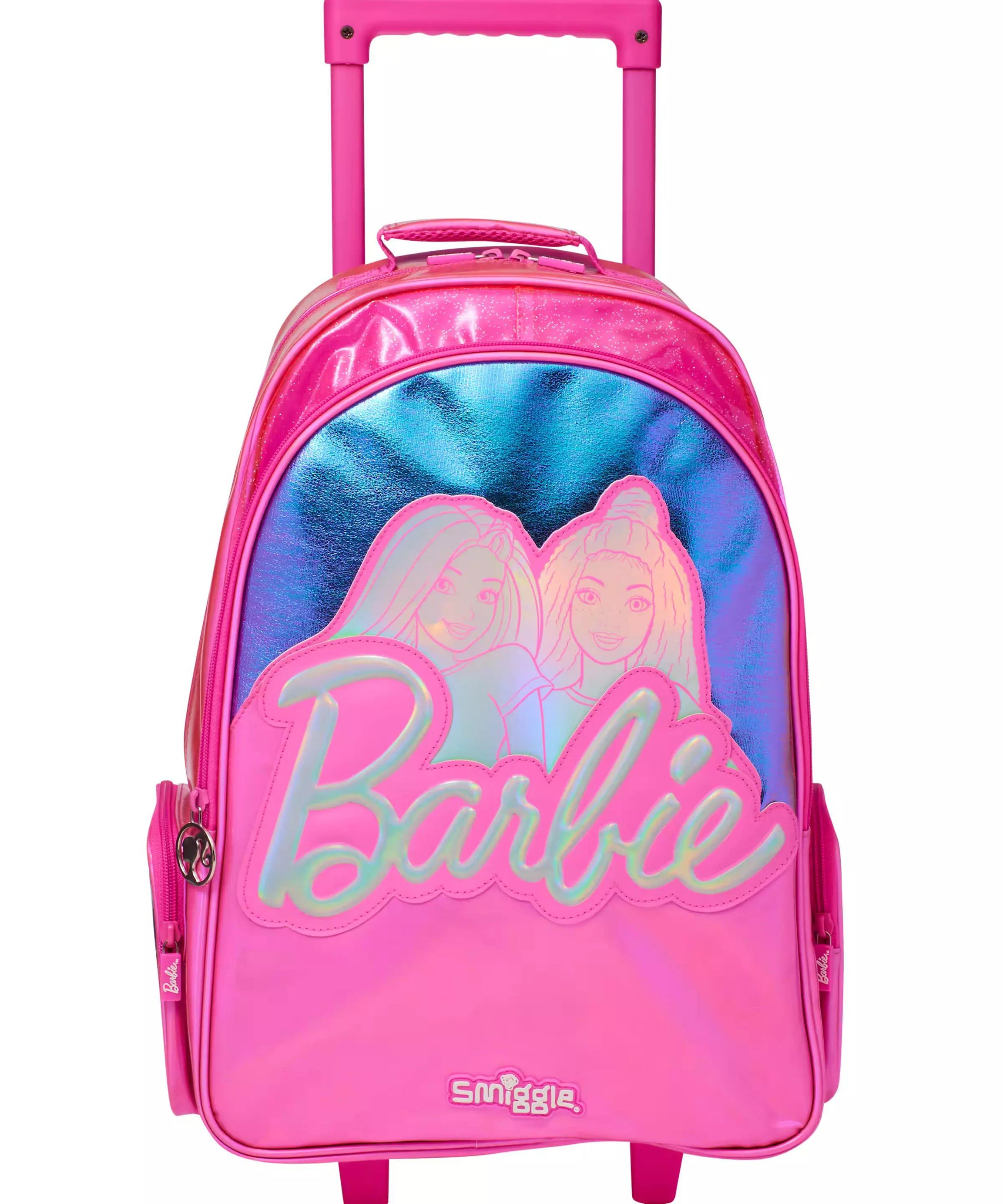 Smiggle - Barbie Çekçekli Işıklı Tekerlekli Çanta-Dinossi