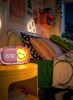 MOB - Dreamy Alarm Clock - MOB x Smiley World | Pembe