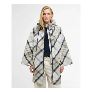 Barbour - Kinsale टार्टन वाटरप्रूफ जैकेट | ग्रे