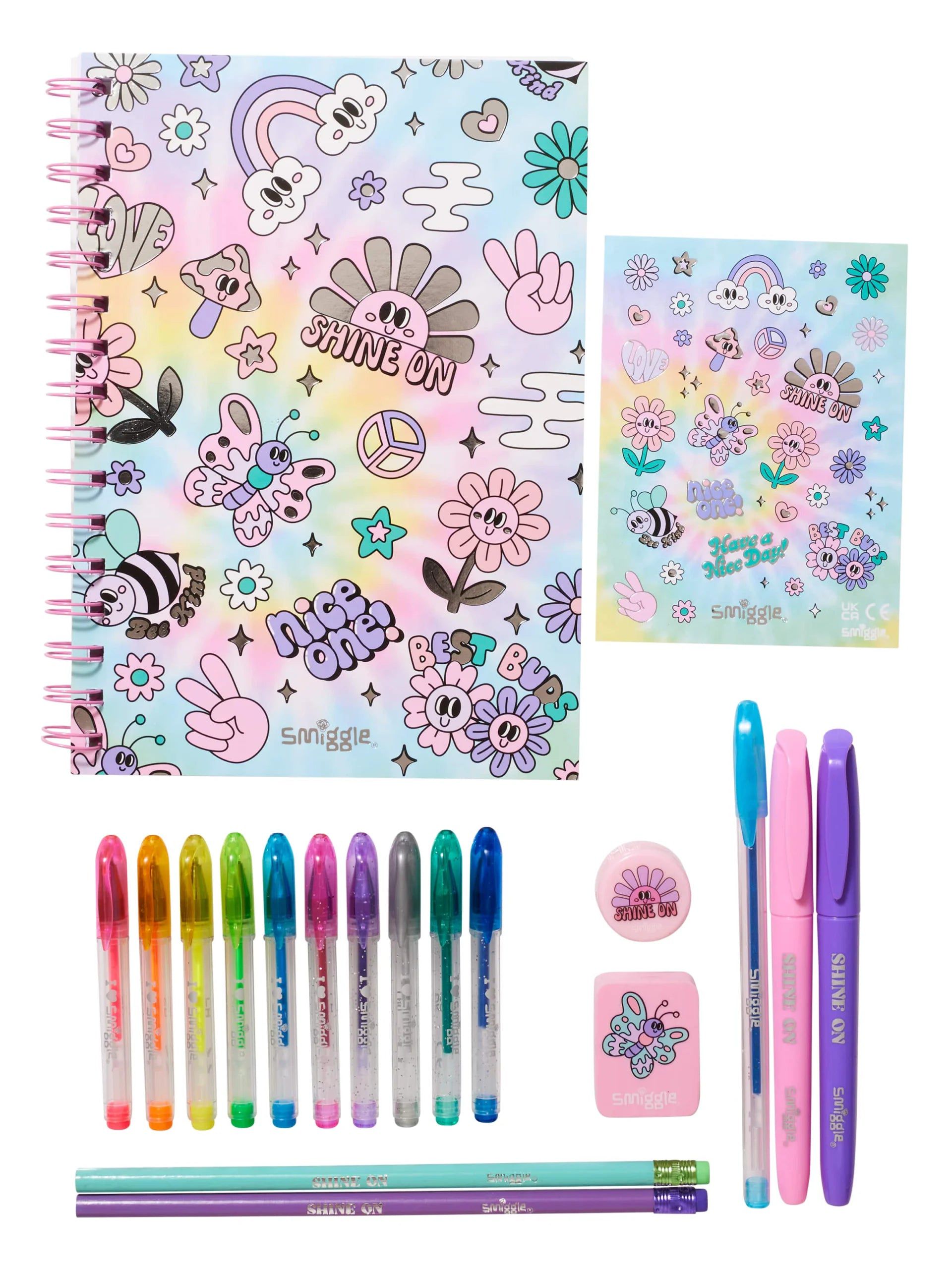 Smiggle - Kokulu A5 Defter ve Kırtasiye Seti-Dinossi