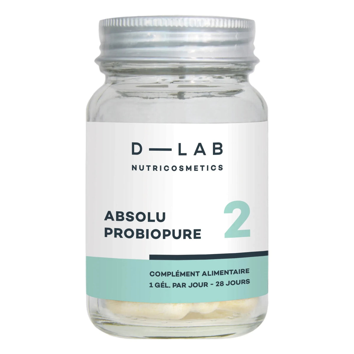 D-LAB NUTRICOSMETICS - Absolu Probiopure आंतों के फ्लोरा संतुलन के लिए खाद्य पूरक - 1 महीना
