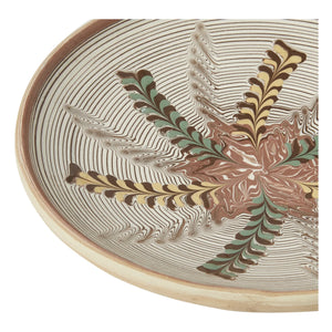 Les Petits Bohèmes - फूलों के पैटर्न वाली सिरेमिक प्लेट