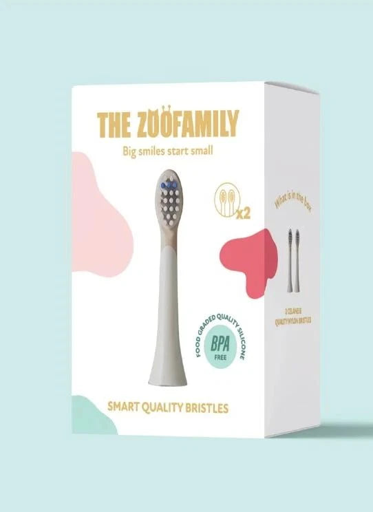 The Zoofamily - Super Sonic Diş Fırçası Başlıkları - 2'li Paket