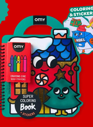 Omy - Noel çıkartmalı boyama kitabı