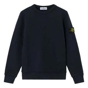 Stone Island - स्वेट लोगो | काला